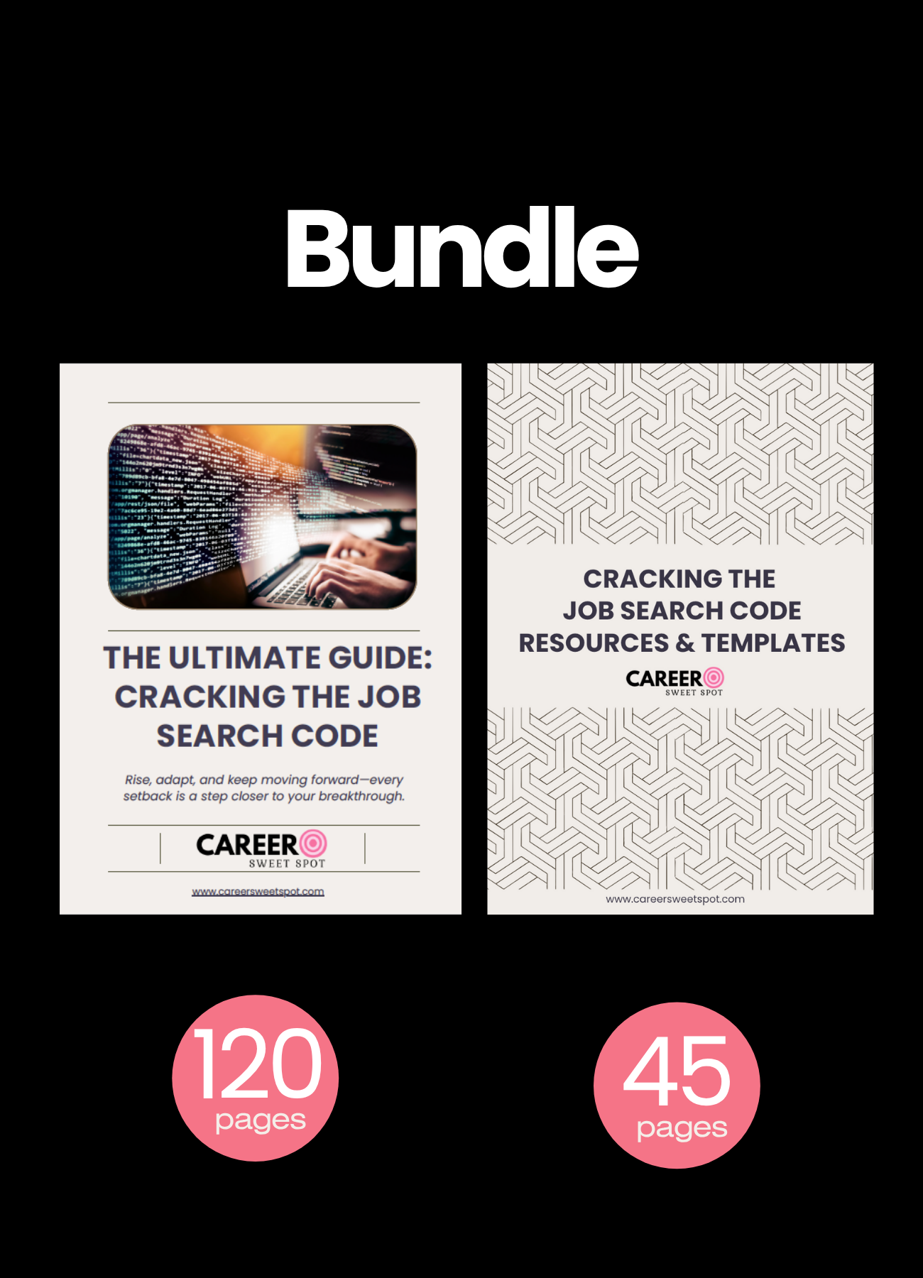 Job Search Guide, Resources & Templates Bundle